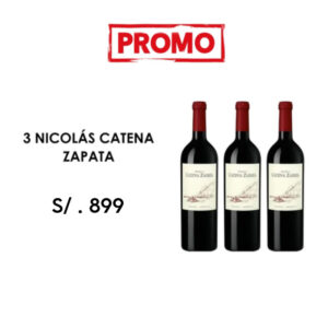 Promoción Nicolás Catena Zapata x3