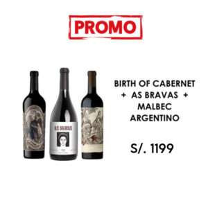 Promoción Birth of cabernet + As Bravas + Malbec Argentino